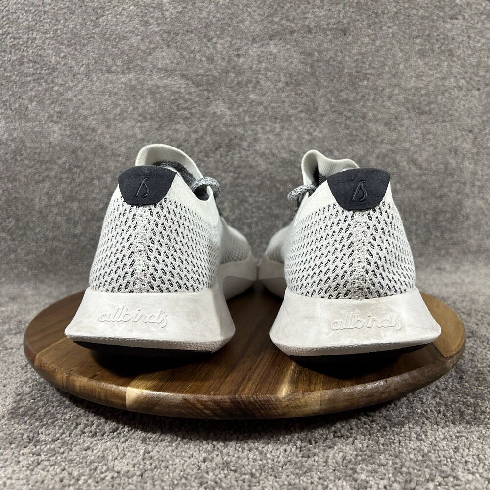 Allbirds Tree Dasher TD Mens Size 12.5 White Knit Athletic Running Shoes Used - Picture 6 of 11